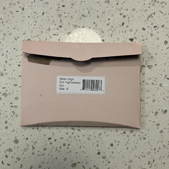 NWT EBY Kiki Mesh High Cut High Waisted Sheer Floral Panties Sz Small - Picture 5 of 10